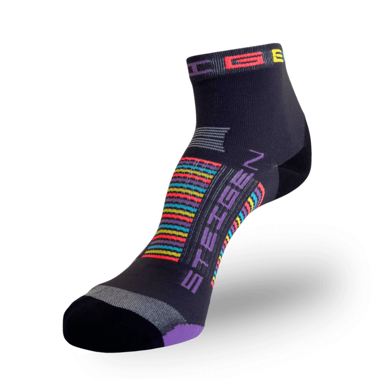 Grey Running Socks ¼ Length