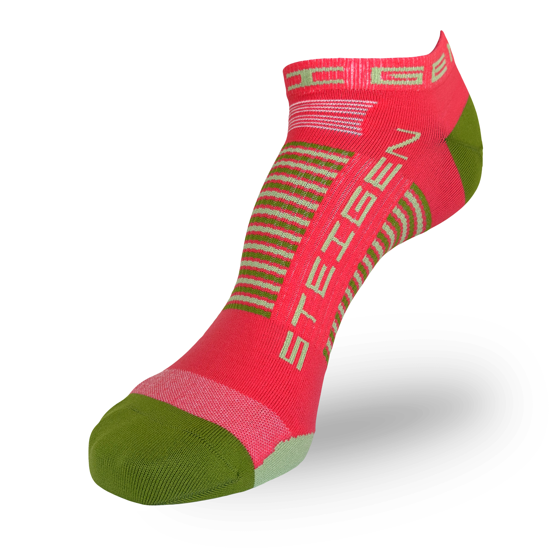 Watermelon Running Socks Zero Length